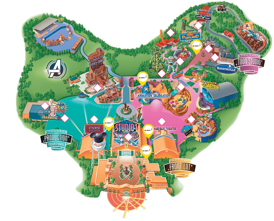 zones fumeurs parc walt disney studios paris